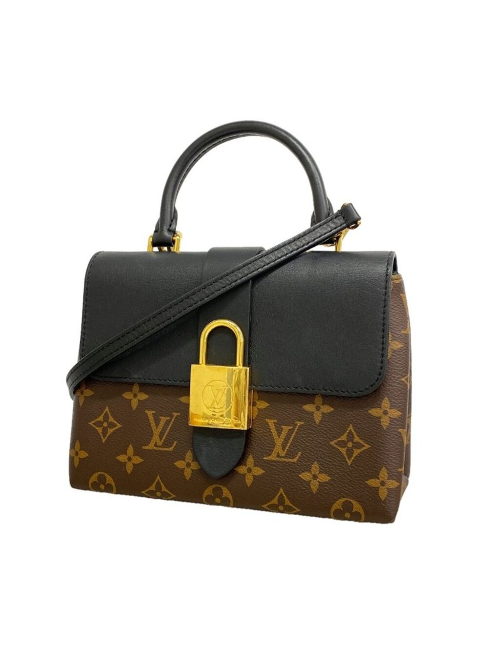 Louis Vuitton Handbag Monogram Locky BB Noir 2-Way Bag